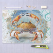 Zee Crab Shell Waterverf Tissuepapier (Craft)