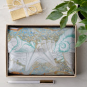 Zee Crab Shell Waterverf Tissuepapier (Geschenk)