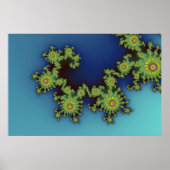 Zee creatie - Fractaal Poster (Voorkant)