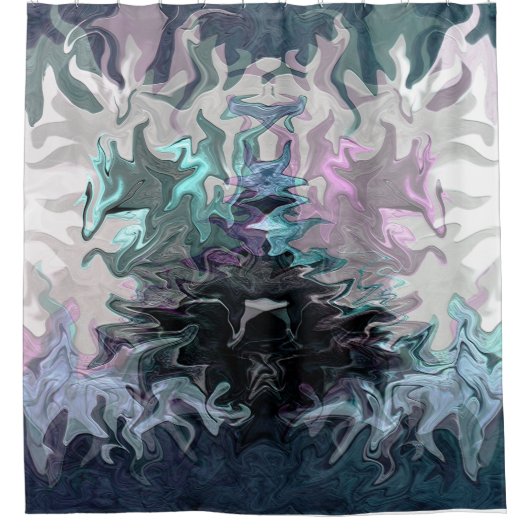 Zee creaties..... douchegordijn (Voorkant)