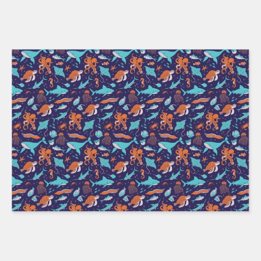 Zee creaties inpakpapier vel (Voorkant 2)