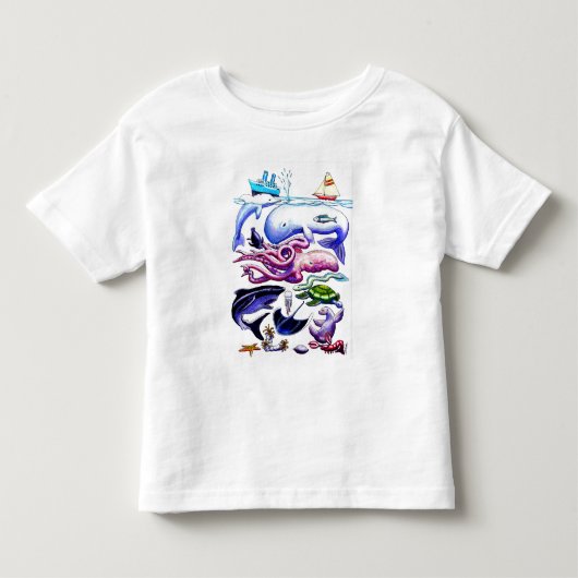Zee creaties kinder shirts (Voorkant)