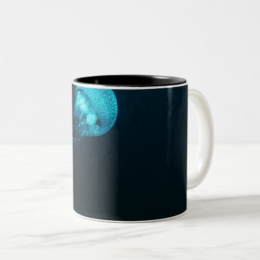 Zee creaties tweekleurige koffiemok (Voorkant rechts)