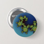 Zee creatinatie - fractale Button (Voorkant /achterkant)