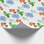 Zee creatininespiegels Gewonnen op dag of Baby sho Cadeaupapier (Hoek)