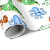 Zee creatininespiegels Gewonnen op dag of Baby sho Cadeaupapier (Rol Hoek)