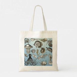 Zee Creats van Ernst Haeckel Print Tote Bag