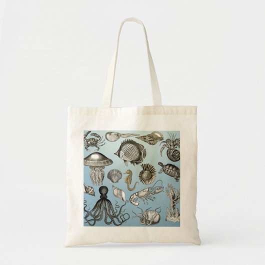 Zee Creats van Ernst Haeckel Print Tote Bag (Voorkant)