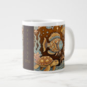 Zee Creature in Batik, Mok (Voorkant rechts)