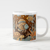 Zee Creature in Batik, Mok (Rechts)