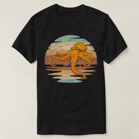 Zee Creature Kraken Octopus T-shirt (Design voorkant)