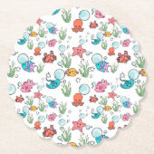 Zee Creature onderzetters, zee Creature Table Ware Kartonnen Onderzetters (Voorkant)