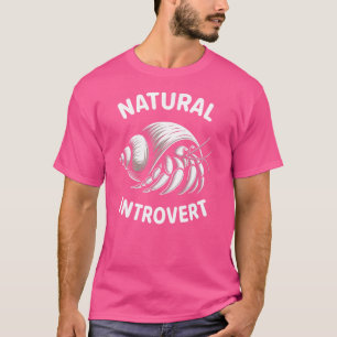 Zee Creature Seafood Introvert Shells Hermit Crab T-shirt