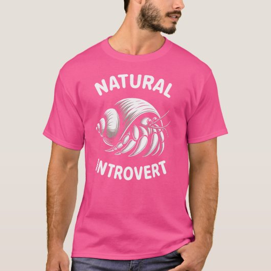Zee Creature Seafood Introvert Shells Hermit Crab T-shirt (Voorkant)