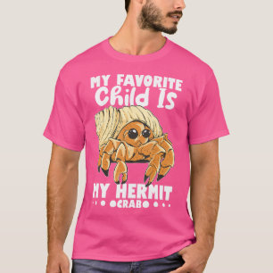 Zee Creature Seafood Shells Hermit Crab Lover T-shirt
