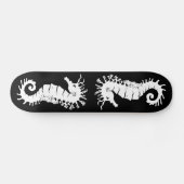 Zee Creature Silhouette - Seapaarden Persoonlijk Skateboard (Horizontaal)