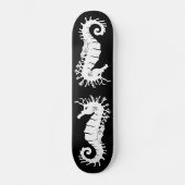 Zee Creature Silhouette - Seapaarden Persoonlijk Skateboard (Voorkant)
