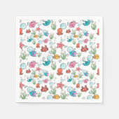 Zee Creature thema servetten, onder water thema Servet (Voorkant)