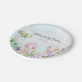 Zee Creatures Baby shower Borden Papieren Bordje (Gekanteld)