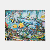 Zee Creatures Beach House Deurmat (Voorkant)