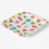 Zee Creatures Birthday Baby shower Papieren Bordje (Gebogen)