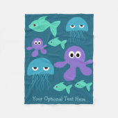 Zee Creatures custom fleece dekens (Voorkant)