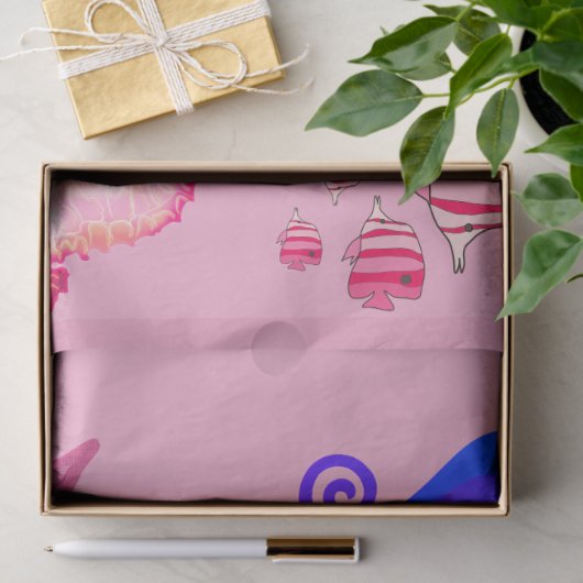 Zee Creatures Decoupage/Tissue Paper Tissuepapier (Geschenk)