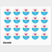 Zee Creatures Meisje Favor Sticker (Vel)