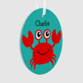 Zee creeert aangepaste monogram ornament (voorkant)