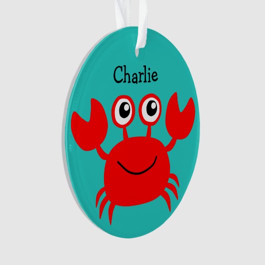 Zee creeert aangepaste monogram ornament (voorkant)