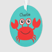 Zee creeert aangepaste monogram ornament (voorkant)