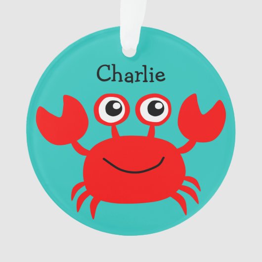 Zee creeert aangepaste monogram ornament (voorkant)