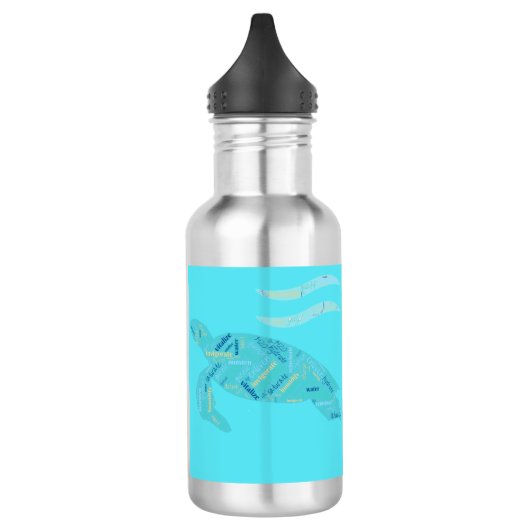 Zee creëert woordkunst waterfles (Links)