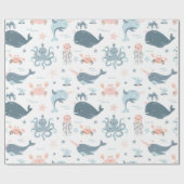 Zee Critters Cadeaupapier (Vlak)