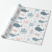 Zee Critters Cadeaupapier (Uitgerold)
