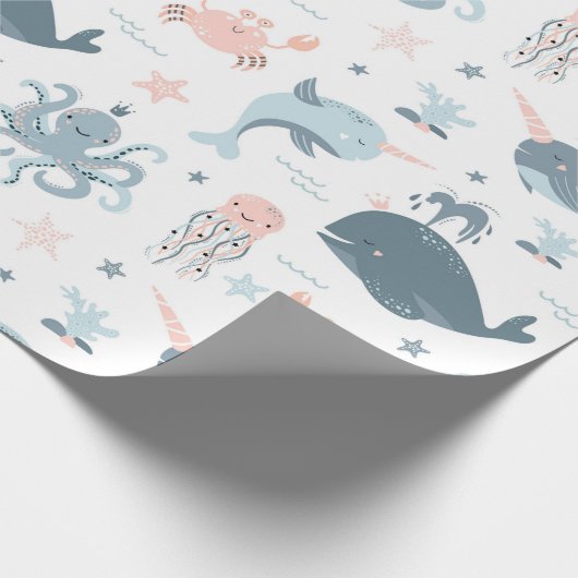 Zee Critters Cadeaupapier (Hoek)