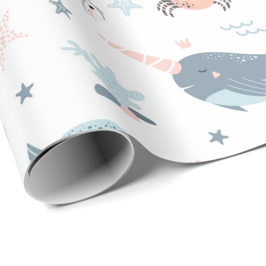 Zee Critters Cadeaupapier (Rol Hoek)