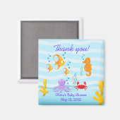 ZEE CRITTERS Onder het Zee Favor Magnet (Voorkant / Achterkant)
