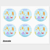 ZEE CRITTERS onder Zee Baby shower gunst Sticker (Vel)