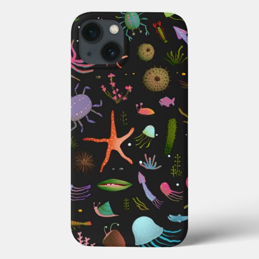 Zee Critters Patroon Case-Mate iPhone Case (Achterkant)