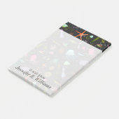 Zee Critters Patroon | Jouw namen toevoegen Post-it® Notes (Schuin)