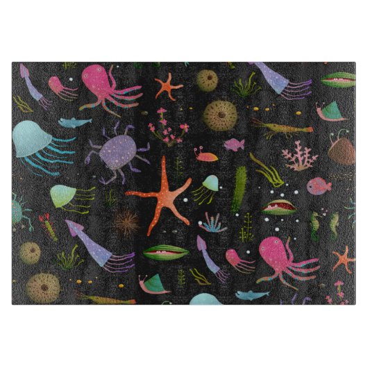 Zee Critters Patroon Snijplank (Voorkant)