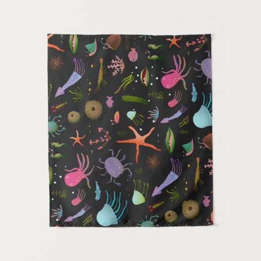 Zee Critters Patroon Wandkleed (Voorkant)