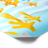 Zee Critters Sealife  Birthday Banner Poster (Hoek)