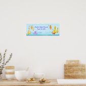 Zee Critters Sealife  Birthday Banner Poster (Keuken)
