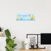Zee Critters Sealife  Birthday Banner Poster (Thuiskantoor)