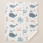 Zee Critters Sherpa Deken (Voorkant)