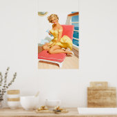 Zee cruisepin omhoog poster (Keuken)