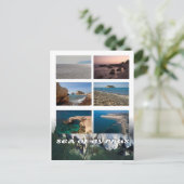 Zee Cyprus briefkaart (Staand voorkant)