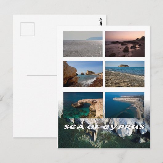 Zee Cyprus briefkaart (Voorkant / Achterkant)